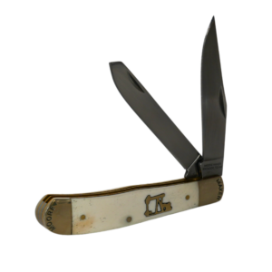 MOORE MAKER PRAYING COWBOY WHITE TRAPPER 4 1/8"