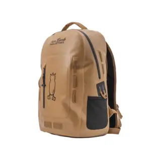 Zipped Waterproof Backpack Tan