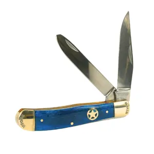 Folding Trapper Law Blue