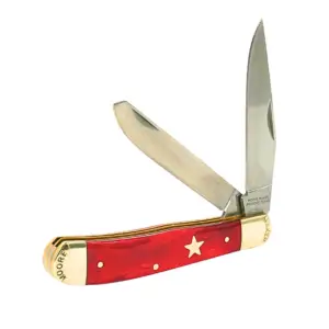 Folding Trapper Texas Red