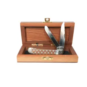 Folding Trapper Tx Mesquite Wht