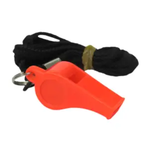 Whistle w/ Lanyard Orange